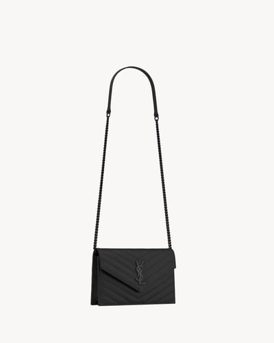 Saint Laurent | CASSANDRE ENVELOPE CHAIN ​​WALLET...