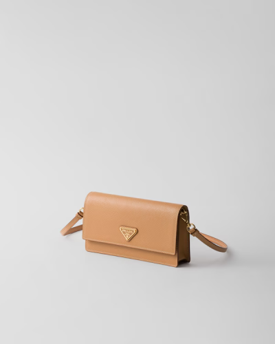 Prada | Saffiano leather mini-bag | Color: Natural