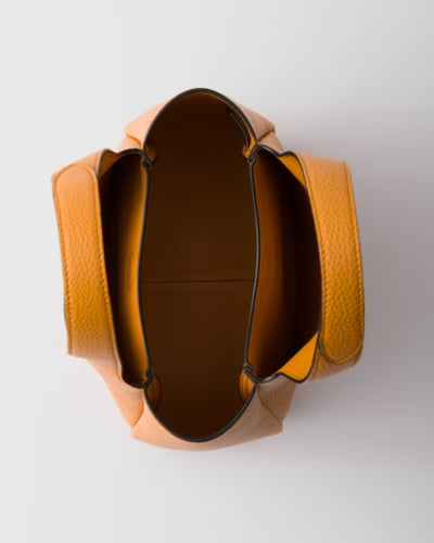 Prada | Mini leather handbag | Color: Amber