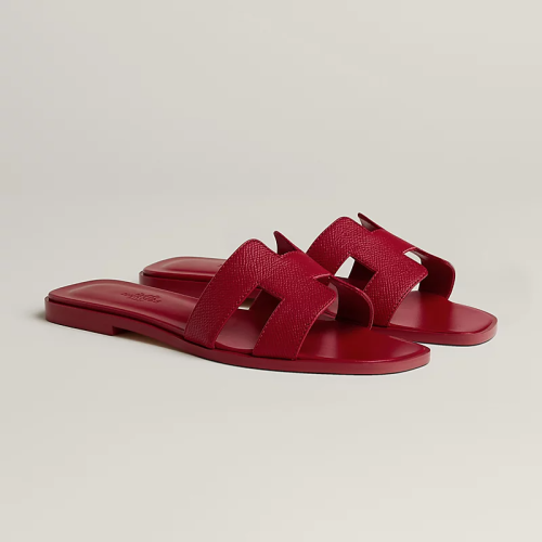 Hermes | Oran Sandals | raspberry pink