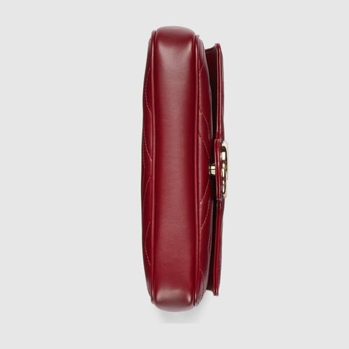 Gucci | GG Marmont small shoulder bag | Rosso Anco...