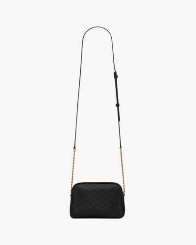 Saint Laurent | GABY lambskin zipped pouch | BLACK