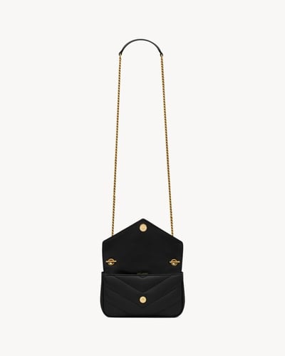 Saint Laurent | LOULOU MINI IN LAMBSKIN | BLACK