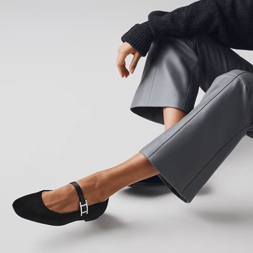 Hermes | Jane Ballerinas | black