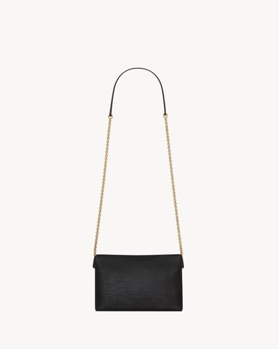 Saint Laurent | Cassandre lambskin chain clutch |...