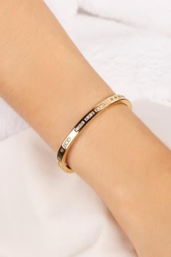 APM Monaco | morse code | 18k Yellow Gold Plated |...