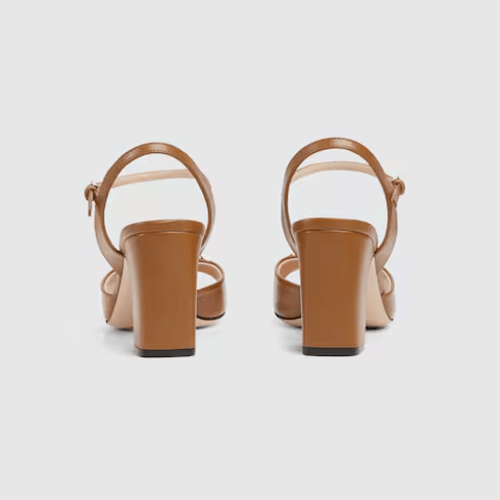 Gucci | Women's Horsebit sandal | brown leather