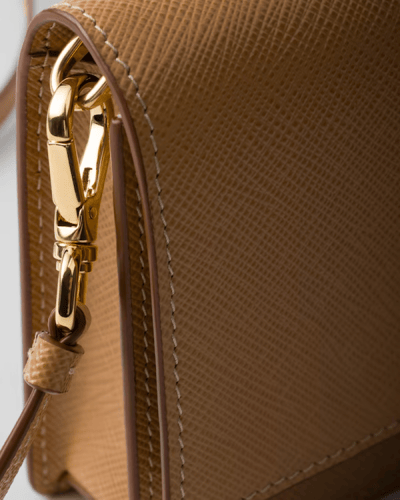 Prada | Saffiano leather mini-bag | Color: Natural