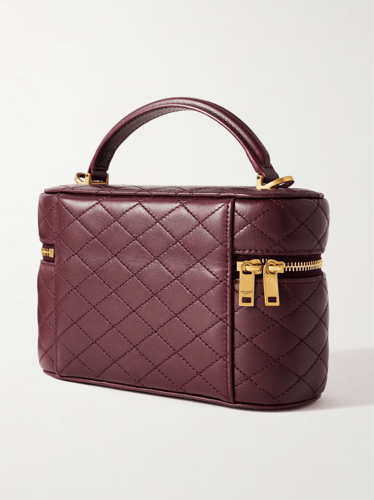 Saint Laurent | GABY lambskin vanity bag | CABERNE...