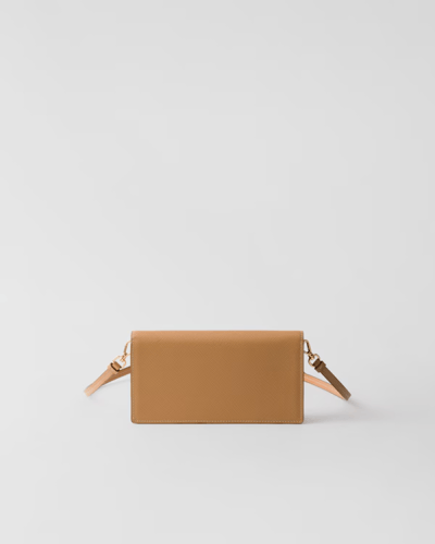Prada | Saffiano leather mini-bag | Color: Natural