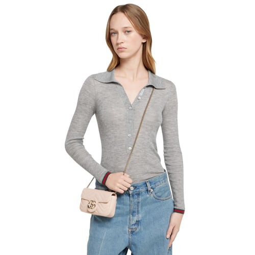 Gucci | GG Marmont mini bag | light pink leather