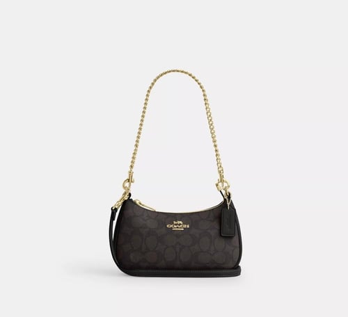 COACH | Teri Mini Crossbody Bag In Signature Canva...