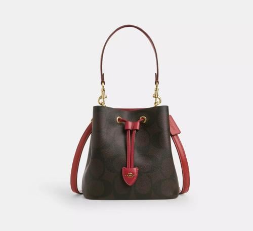 COACH | Rowan Bucket Bag In Maxi Signature Canvas