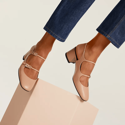 Hermes | Jackie 50 Pumps | beige perlino