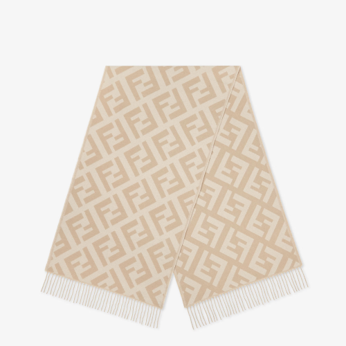 Fendi | Beige cashmere scarf | Color: Beige
