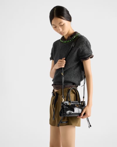 Prada | Prada Bonnie leather mini handbag | Color:...