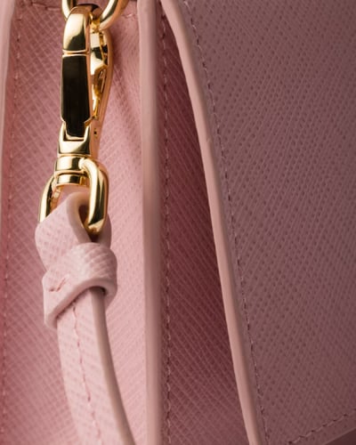 Prada | Saffiano leather mini-bag | Color: Peach