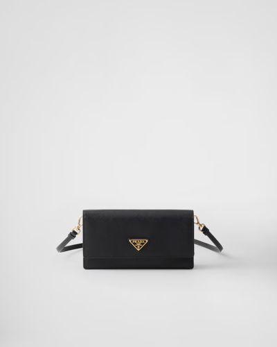 Prada | Saffiano leather mini-bag | Color: Black