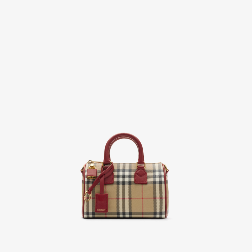 Burberry | Mini Check Bowling Bag | Archive beige/...
