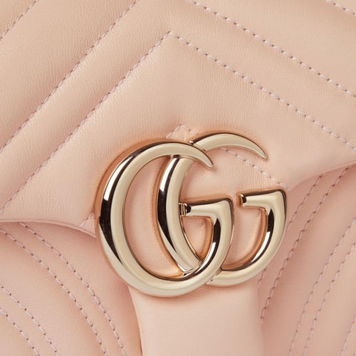 Gucci | GG Marmont small shoulder bag | pale pink...