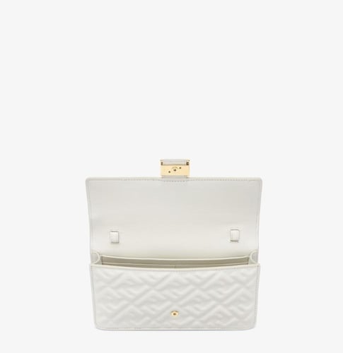 Fendi | Wallet On Chain Baguette | White nappa lea...