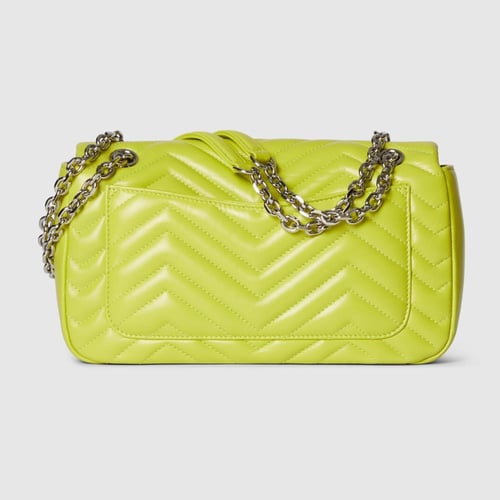 Gucci | GG Marmont medium shoulder bag | bright gr...