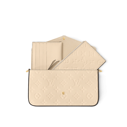 Louis Vuitton| Felicie Pouch | Cream