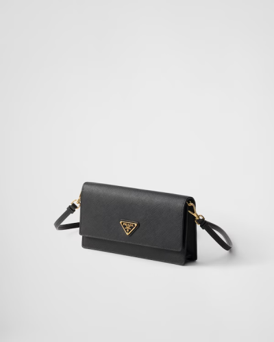 Prada | Saffiano leather mini-bag | Color: Black