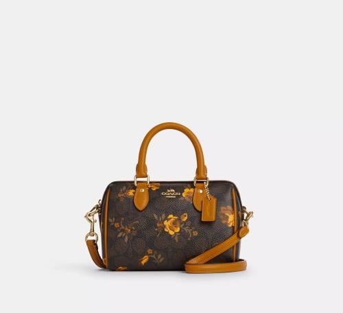 COACH | Mini Rowan Crossbody Bag In Signature Canv...