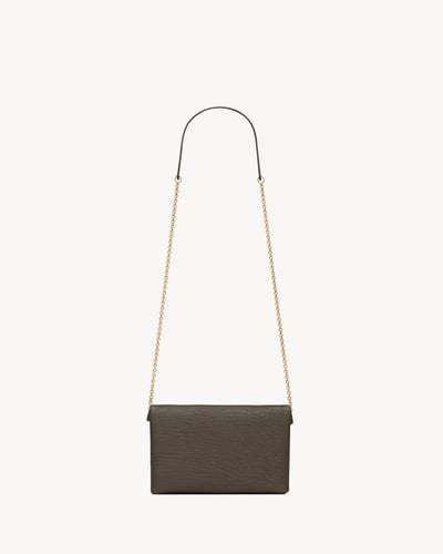 Saint Laurent | Cassandre lambskin chain clutch |...