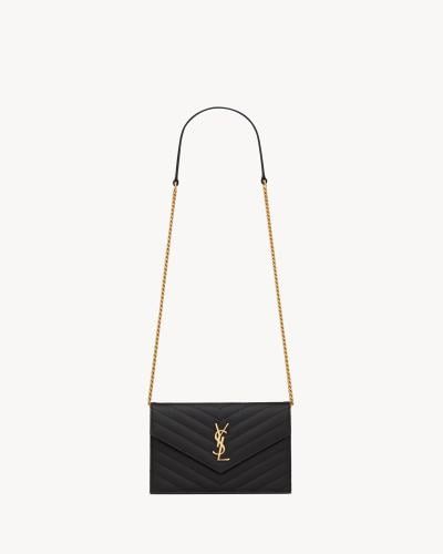 Saint Laurent | CASSANDRE ENVELOPE CHAIN WALLET EN...