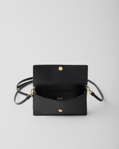 Prada | Saffiano leather mini-bag | Color: Black