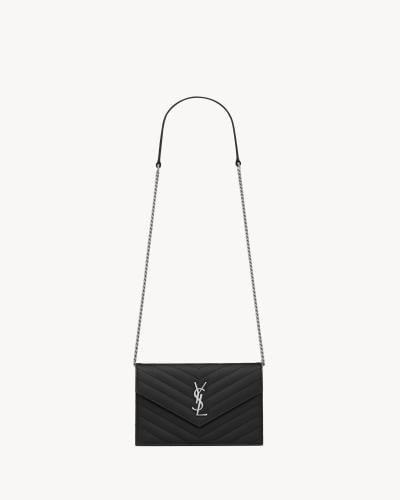 Saint Laurent | CASSANDRE ENVELOPE CHAIN ​​WALLET...