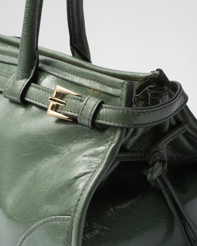 Prada | Prada Bonnie medium leather handbag | Colo...