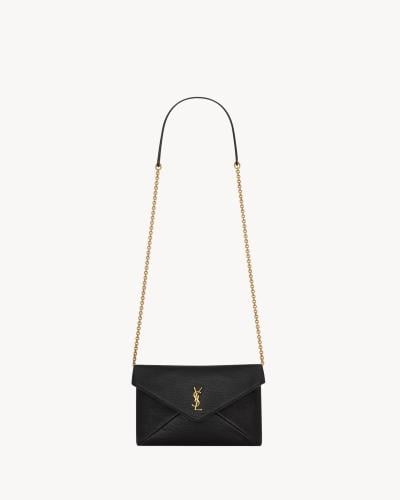 Saint Laurent | Cassandre lambskin chain clutch |...