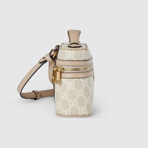 Gucci | Ophdia small vanity bag | beige and white...