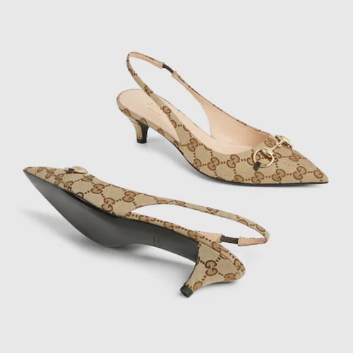 Gucci | Women's slingback pump with Horsebit