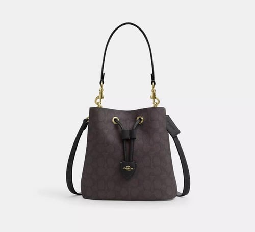 COACH | Rowan Bucket Bag In Maxi Signature Canvas
