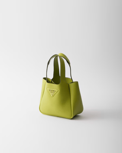 Prada | Mini leather handbag | Color: Lawn Green