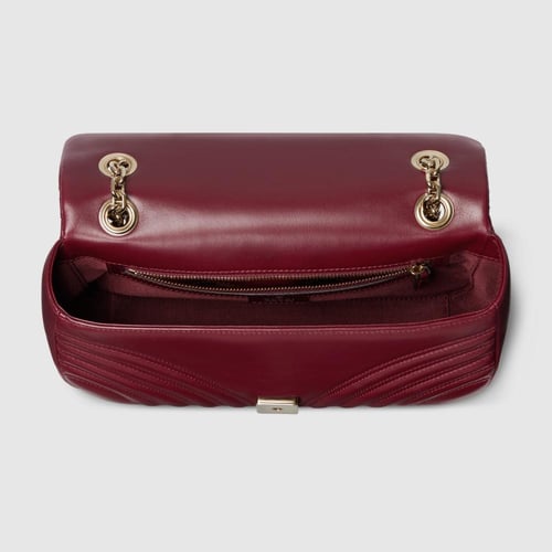 Gucci | GG Marmont medium shoulder bag | Rosso Anc...