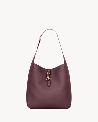 Saint Laurent | The 5 to 7 large, soft grained lea...