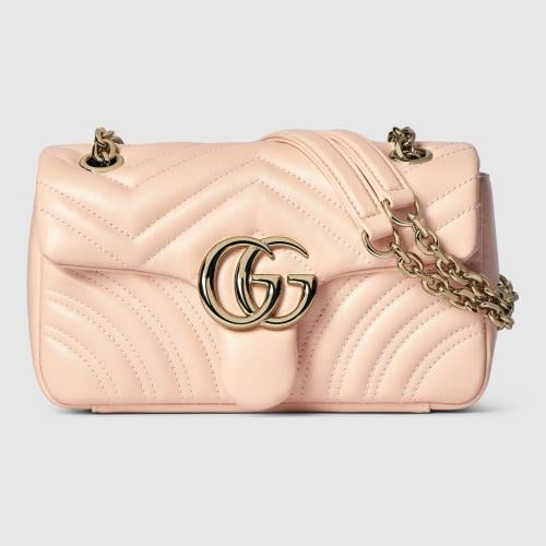 Gucci | GG Marmont small shoulder bag | pale pink...