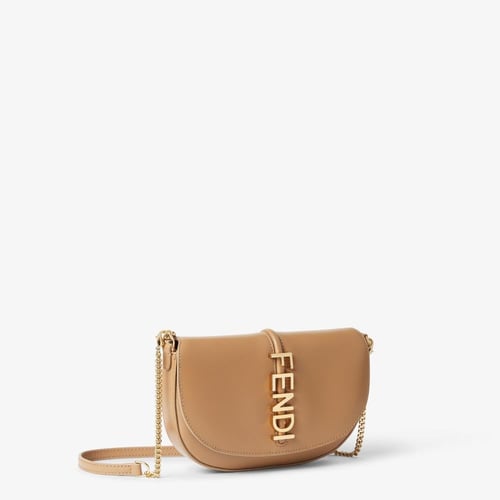 Fendi | Fendigraphy Wallet on Chain | Cappuccino-c...
