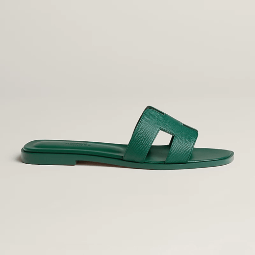 Hermes | Oran Sandals | marram green