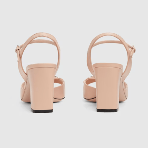 Gucci | Women's Horsebit sandal | light pink leath...