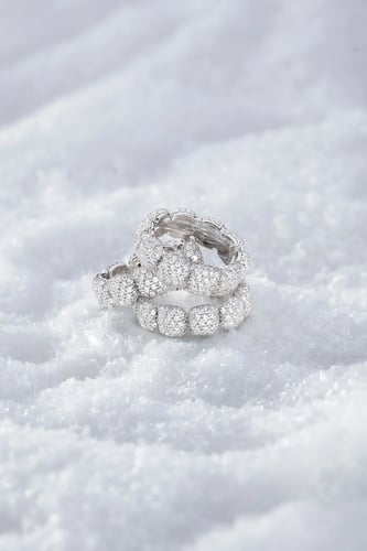 APM Monaco | hiver | Sterling Silver | خاتم Flocon...