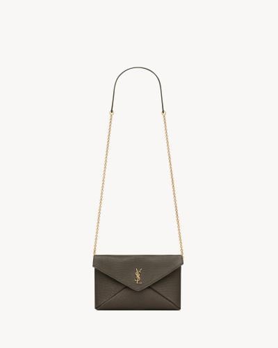 Saint Laurent | Cassandre lambskin chain clutch |...