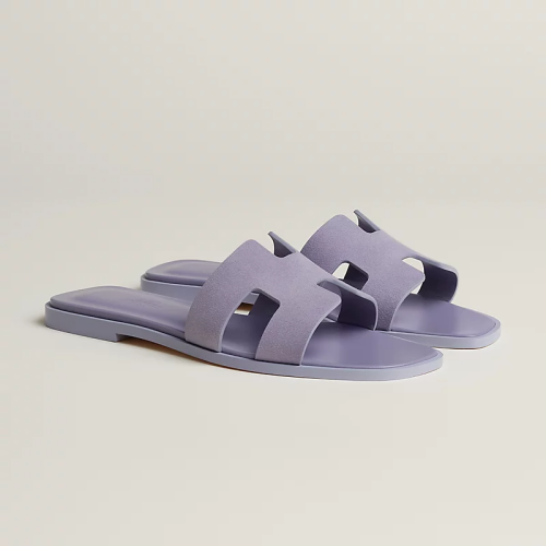 Hermes | Oran Sandals | violet wisteria