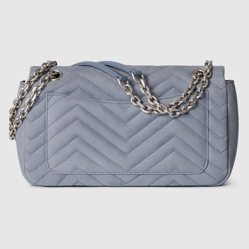 Gucci | GG Marmont medium shoulder bag | dusty blu...