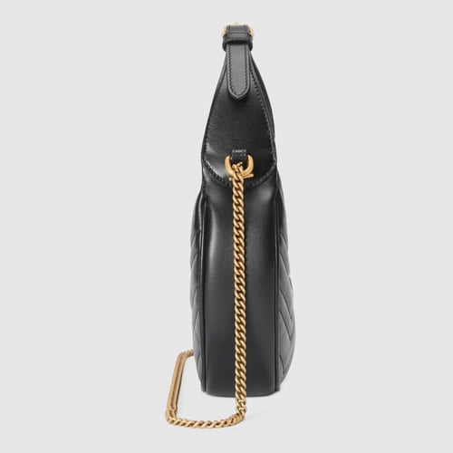 Gucci | GG Marmont small shoulder bag | black leat...